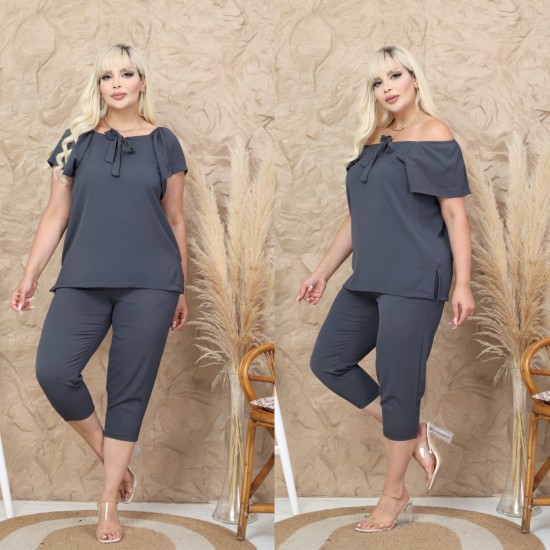 CREPE FABRIC CAPRI SET 190476