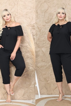 CREPE FABRIC CAPRI SET 190478