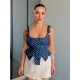 BAGCIKLI ASKILI KORSE BLUZ 190965