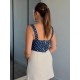 BAGCIKLI ASKILI KORSE BLUZ 190965