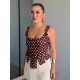 BAGCIKLI ASKILI KORSE BLUZ 190969