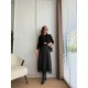 A-LINE ELASTIC WAIST LACE DETAIL SATIN SKIRT 190920