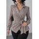 ÇİZGİLİ KRUVAZE BLUZ 188535