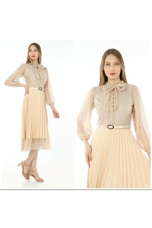 LACE DETAIL DRESS 189566