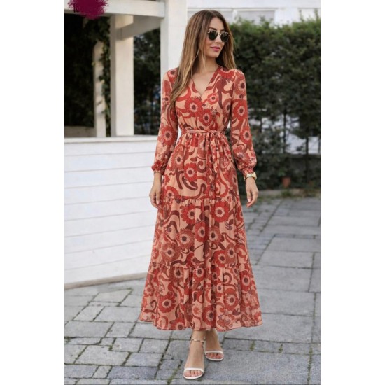 DESENLI ELBISE 188693