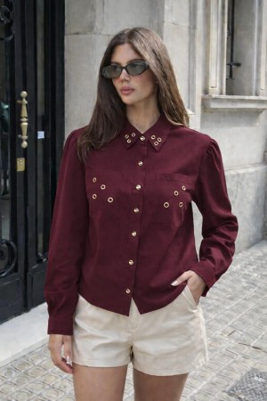 STUD DETAIL SHIRT 188582