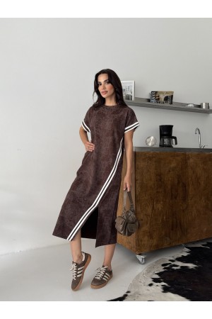 BATIK KUMAS SERITLI ELBISE 190383