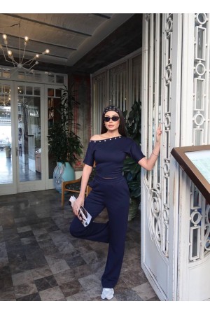 OYSHO KUMAŞ KUŞGÖZLÜ TAKIM 188622