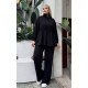 GATHERED WAIST DRAWSTRING STRETCH OYSHO FABRIC SET 192106