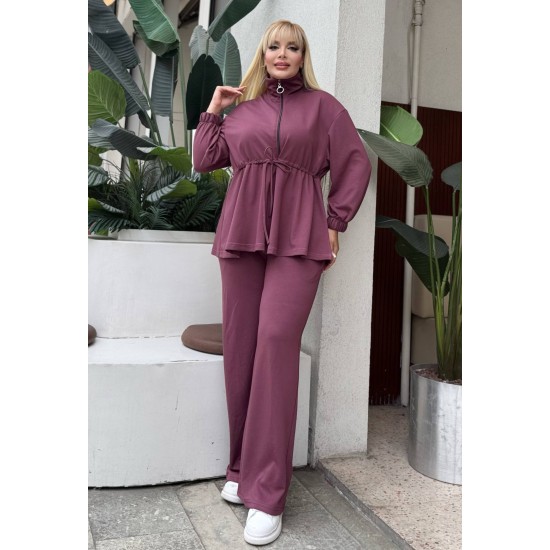 GATHERED WAIST DRAWSTRING STRETCH OYSHO FABRIC SET 192107