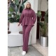 GATHERED WAIST DRAWSTRING STRETCH OYSHO FABRIC SET 192107
