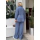GATHERED WAIST DRAWSTRING STRETCH OYSHO FABRIC SET 192108