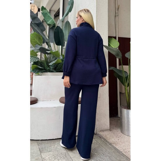 GATHERED WAIST DRAWSTRING STRETCH OYSHO FABRIC SET 192110