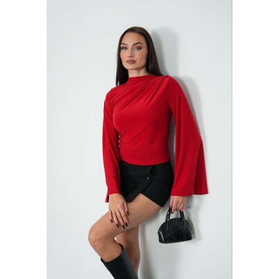 BUZZY STRETCH FABRIC TOP 192296
