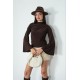 BUZZY STRETCH FABRIC TOP 192299