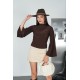 BUZZY STRETCH FABRIC TOP 192299