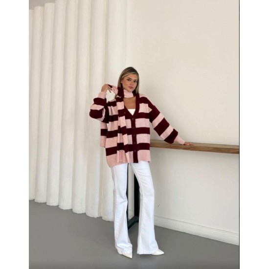 CIZGILI SALLI OVERSIZE TRIKO HIRKA 192081