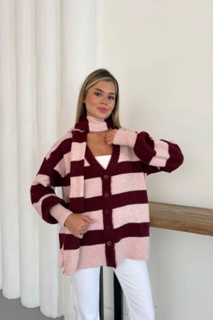 CIZGILI SALLI OVERSIZE TRIKO HIRKA 192081