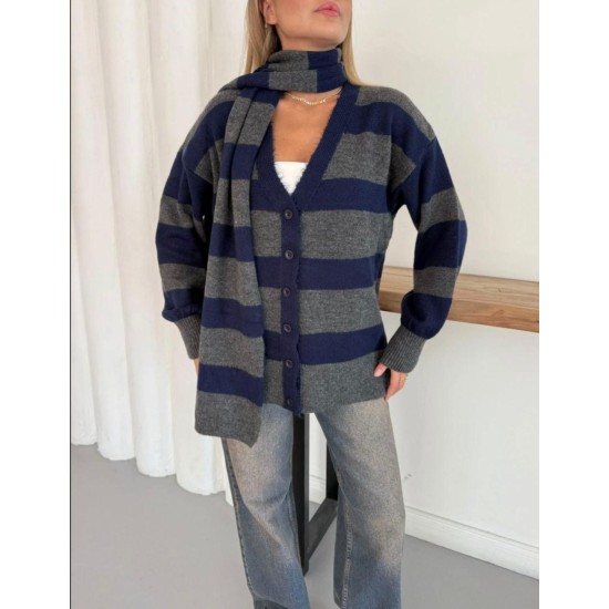 CIZGILI SALLI OVERSIZE TRIKO HIRKA 192083