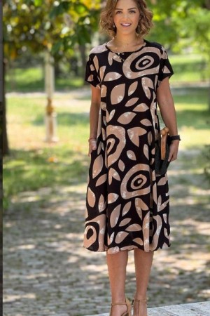 PATTERNED DRESS 188737