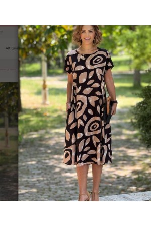 DESENLI ELBISE 188737