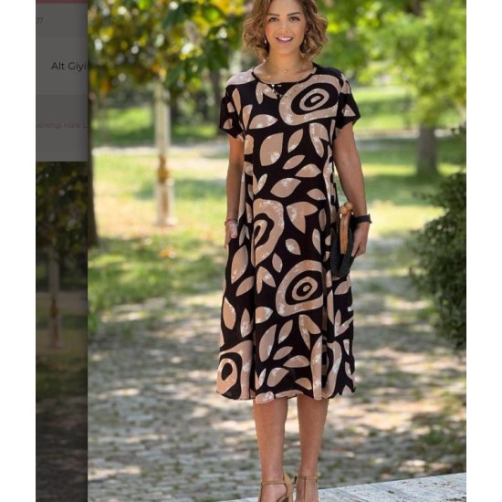 PATTERNED DRESS 188737