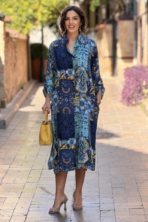 PATTERNED DRESS 188730