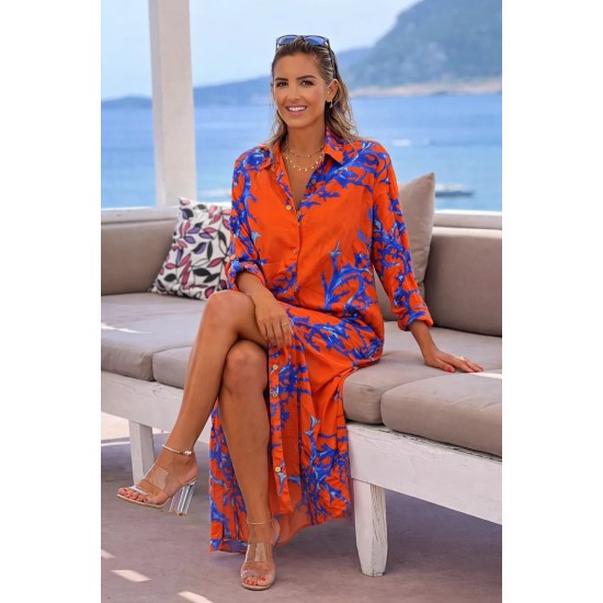 PATTERNED DRESS 188728