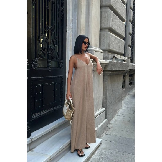 KETEN LOOK KUMAS ELBISE 188891