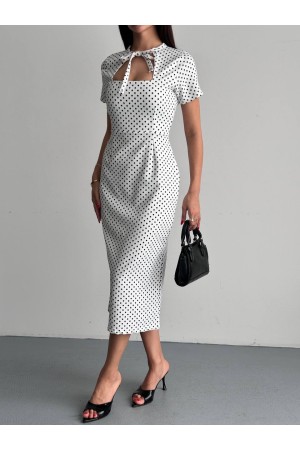 POLKA DOT MIDI DRESS 189790