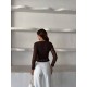 DANTEL DOKULU FIT BLUZ 191335