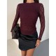 DANTEL DOKULU FIT BLUZ 191338