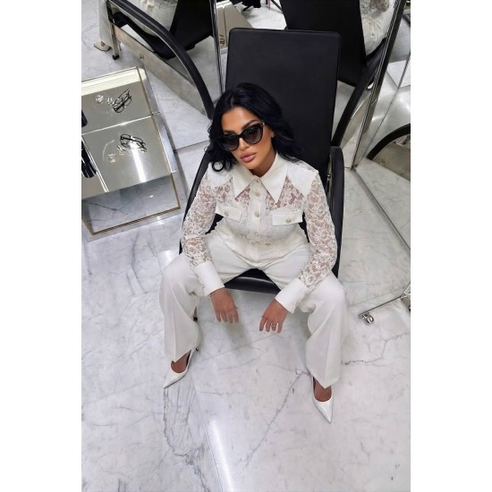 DANTEL GÖMLEKLI 3 PARÇA TAKIM 188181