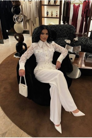 DANTEL GÖMLEKLI 3 PARÇA TAKIM 188181