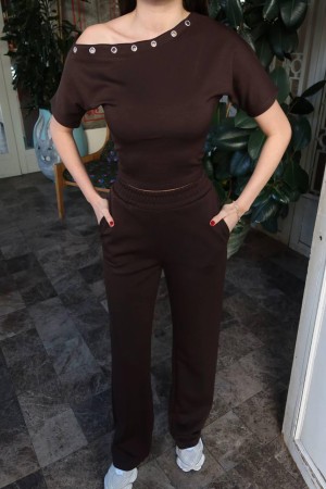 OYSHO FABRIC EYELET DETAIL SET 188620