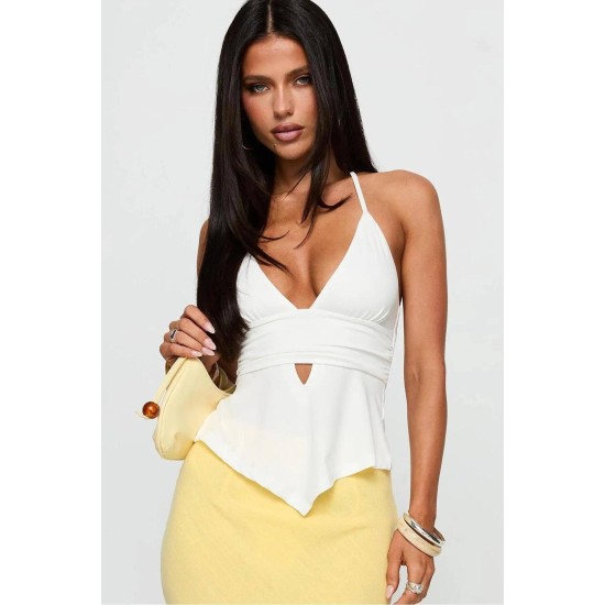 ÖNU CIFT KAT DALGIC KUMAS BLUZ 188908