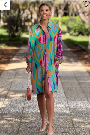 PATTERNED DRESS 188735