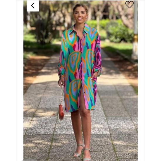 PATTERNED DRESS 188735