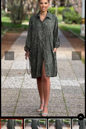 PATTERNED DRESS 188736