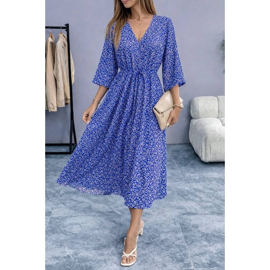 DOKUMA VİSKON KUMAŞ ELBİSE 188376