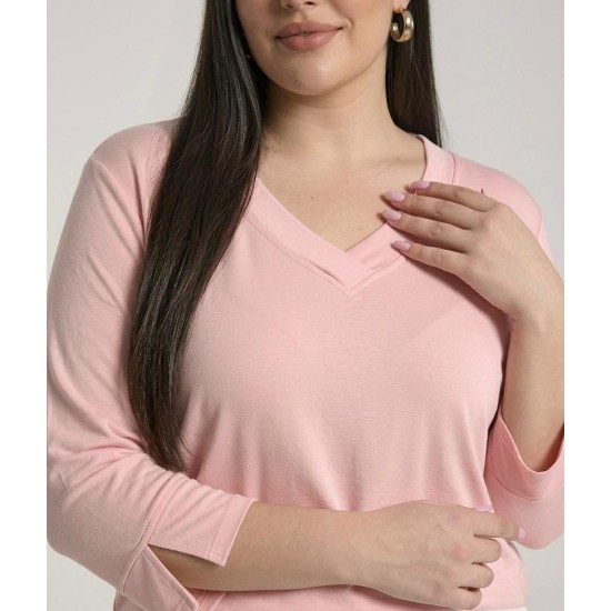 VİSKON V YAKA BLUZ 188322