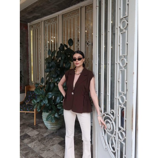 DOUBLE FABRIC VEST 189135