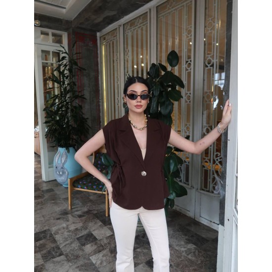 DOUBLE FABRIC VEST 189135