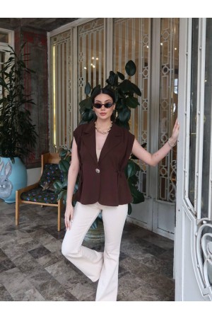 DOUBLE FABRIC VEST 189135