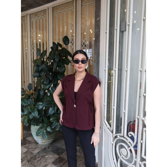 DOUBLE FABRIC VEST 189135