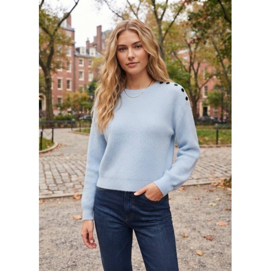 BUTTON DETAIL KNITTED SWEATER 192148
