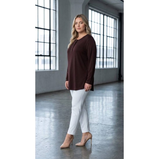 DUGME YAKA VISKON KUMAS BLUZ 192333