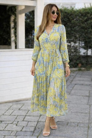 DESENLI ELBISE 188694