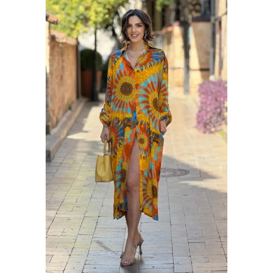 PATTERNED DRESS 188725