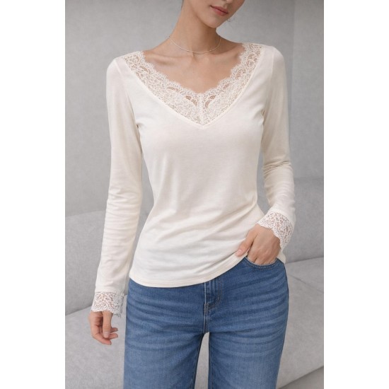 LACE DETAIL BLOUSE 188572